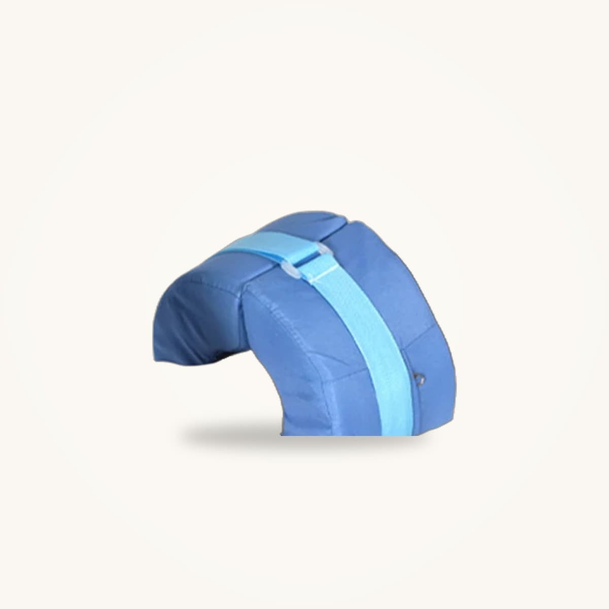 Coussin de positionnement en mousse ferme avec housse en tissu doux et attaches réglables